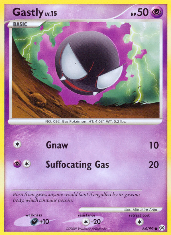 Gastly (64/99) [Platinum: Arceus] | Arkham Games and Comics