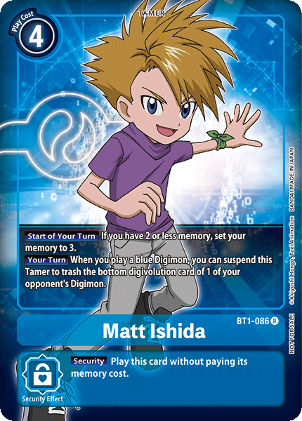 Matt Ishida [BT1-086] (Buy-A-Box Promo) [Release Special Booster Ver.1.0 Promos] | Arkham Games and Comics