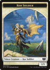 Kor Soldier // Pegasus Double-sided Token [Commander 2014 Tokens] | Arkham Games and Comics