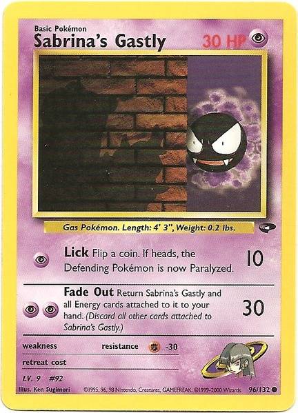 Sabrina's Gastly (96/132) [Gym Challenge Unlimited] | Arkham Games and Comics