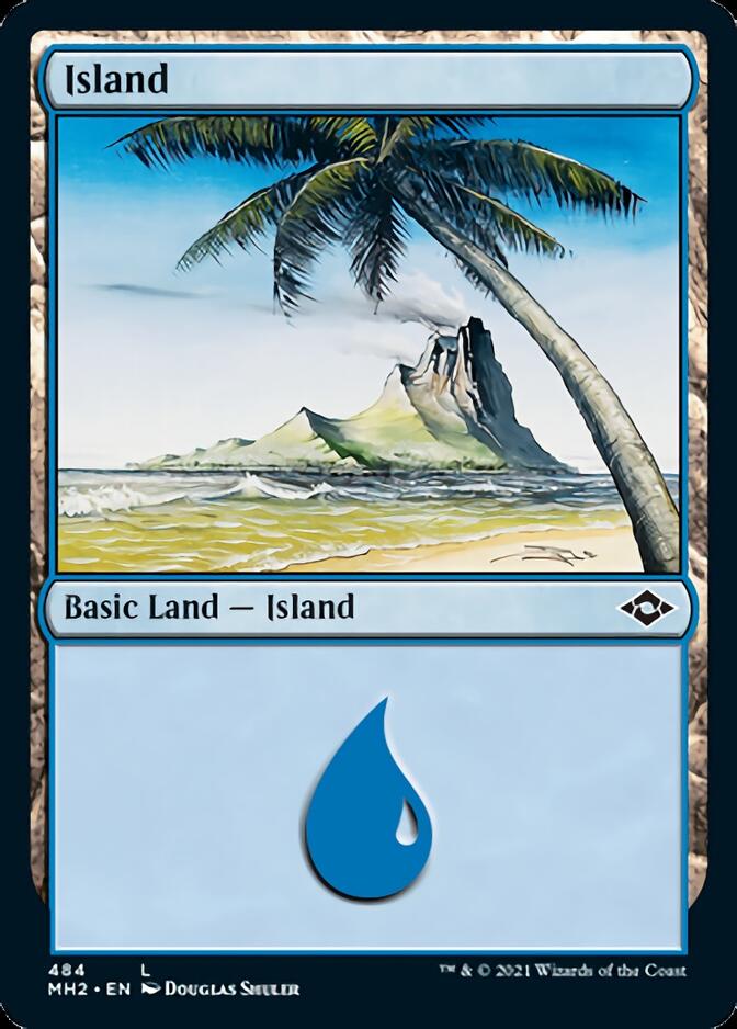 Island (484) (Foil Etched) [Modern Horizons 2] | Arkham Games and Comics