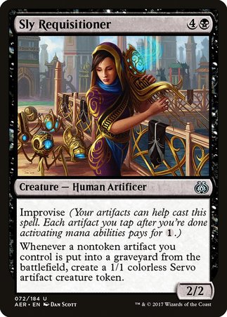 Sly Requisitioner [Aether Revolt] | Arkham Games and Comics