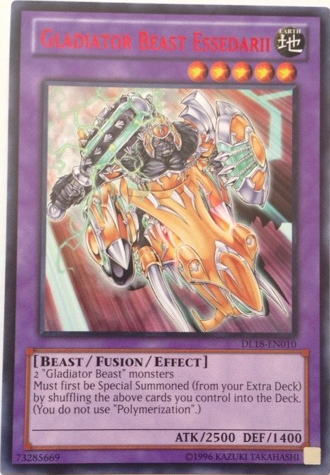 Gladiator Beast Essedarii (Red) [DL18-EN010] Rare | Arkham Games and Comics