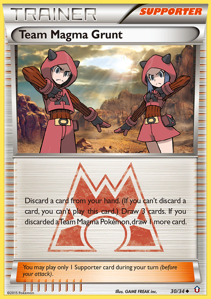 Team Magma Grunt (30/34) [XY: Double Crisis] | Arkham Games and Comics