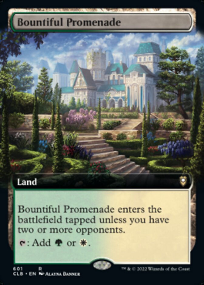 Bountiful Promenade (Extended Art) [Commander Legends: Battle for Baldur's Gate] | Arkham Games and Comics