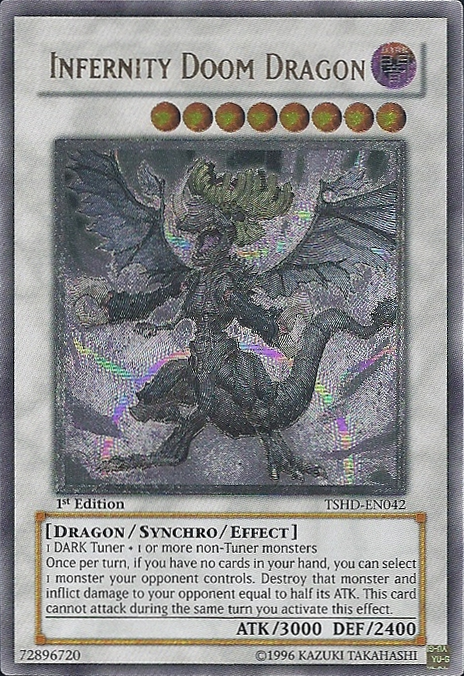 Infernity Doom Dragon [TSHD-EN042] Ultimate Rare | Arkham Games and Comics