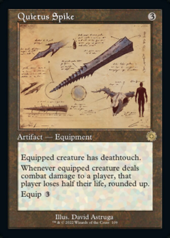 Quietus Spike (Retro Schematic) [The Brothers' War Retro Artifacts] | Arkham Games and Comics