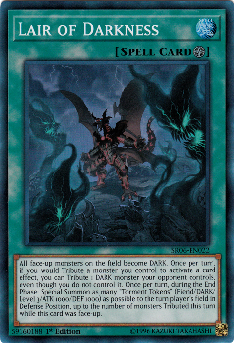 Lair of Darkness [SR06-EN022] Super Rare | Arkham Games and Comics