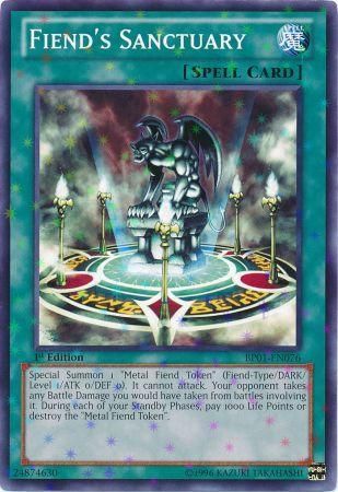 Fiend's Sanctuary [BP01-EN076] Starfoil Rare | Arkham Games and Comics