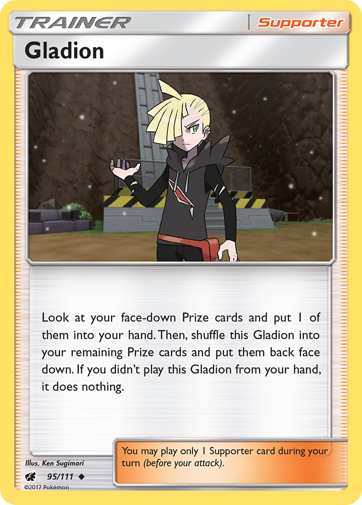 Gladion (95/111) [Sun & Moon: Crimson Invasion] | Arkham Games and Comics