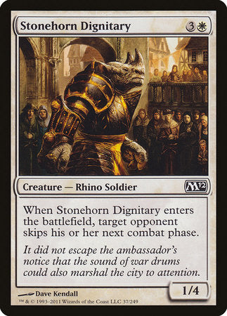 Stonehorn Dignitary [Magic 2012] | Arkham Games and Comics