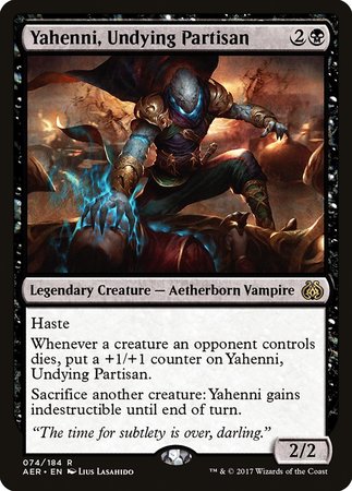 Yahenni, Undying Partisan [Aether Revolt] | Arkham Games and Comics