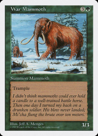 War Mammoth [Fifth Edition] | Arkham Games and Comics