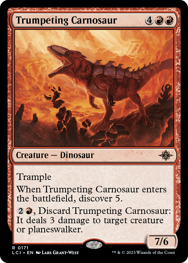 Trumpeting Carnosaur [The Lost Caverns of Ixalan] | Arkham Games and Comics