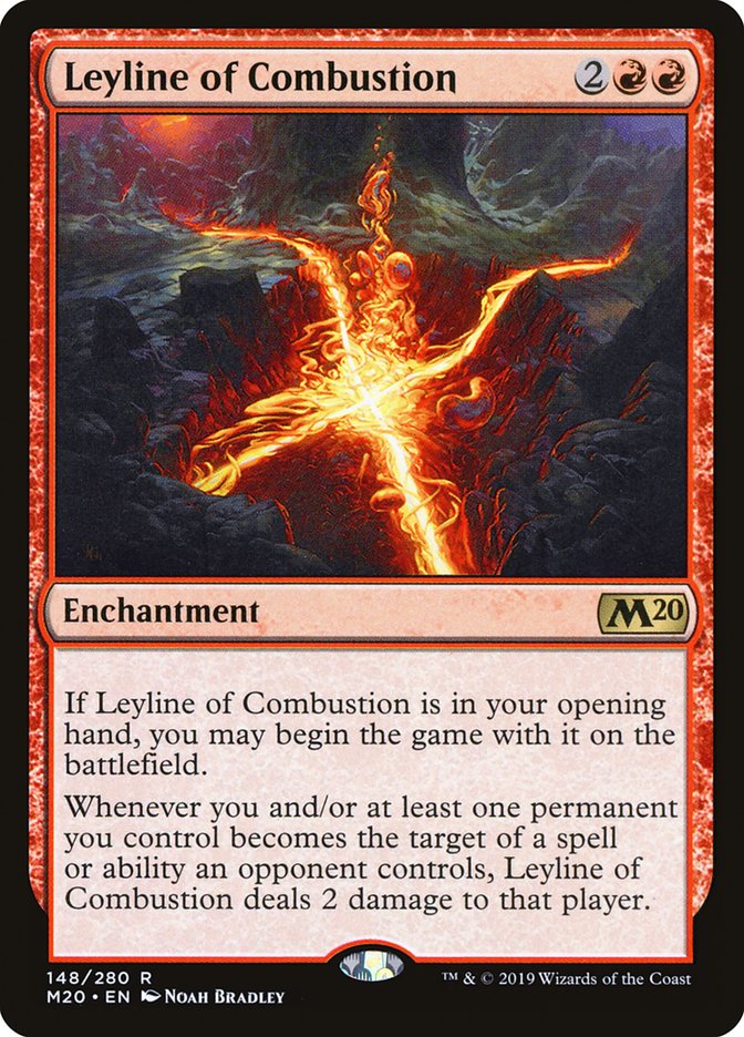 Leyline of Combustion [Core Set 2020] | Arkham Games and Comics