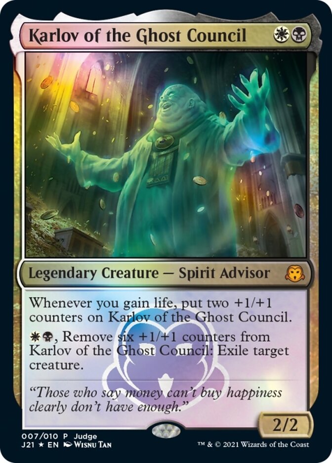 Karlov of the Ghost Council [Judge Gift Cards 2021] | Arkham Games and Comics