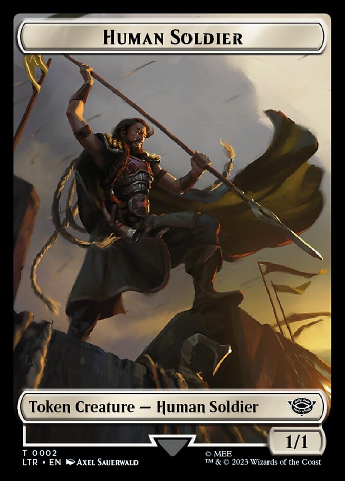 Human Soldier Token (02) [The Lord of the Rings: Tales of Middle-Earth Tokens] | Arkham Games and Comics