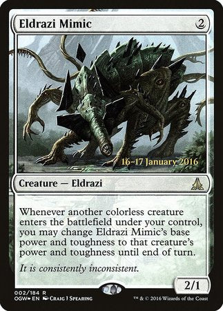Eldrazi Mimic [Oath of the Gatewatch Promos] | Arkham Games and Comics