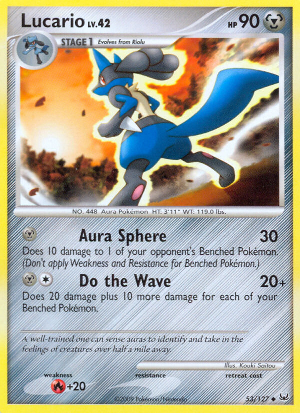 Lucario (53/127) [Platinum: Base Set] | Arkham Games and Comics