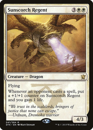 Sunscorch Regent [Dragons of Tarkir] | Arkham Games and Comics