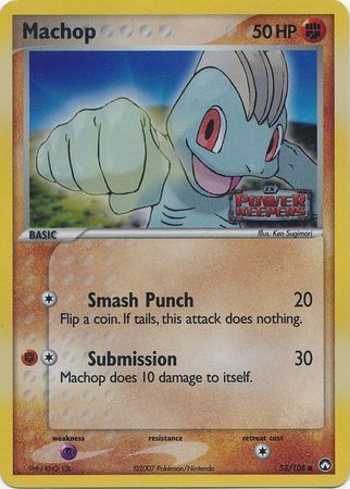 Machop (53/108) (Stamped) [EX: Power Keepers] | Arkham Games and Comics