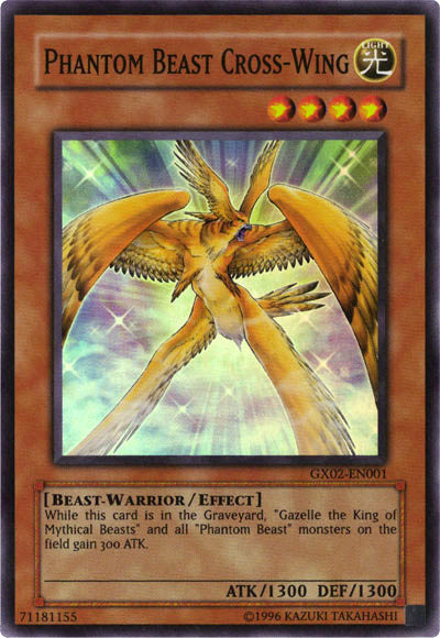 Phantom Beast Cross-Wing [GX02-EN001] Super Rare | Arkham Games and Comics