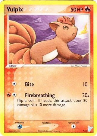 Vulpix (7/12) [EX: Trainer Kit 2 - Minun] | Arkham Games and Comics