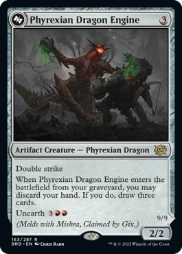 Phyrexian Dragon Engine [The Brothers' War] | Arkham Games and Comics