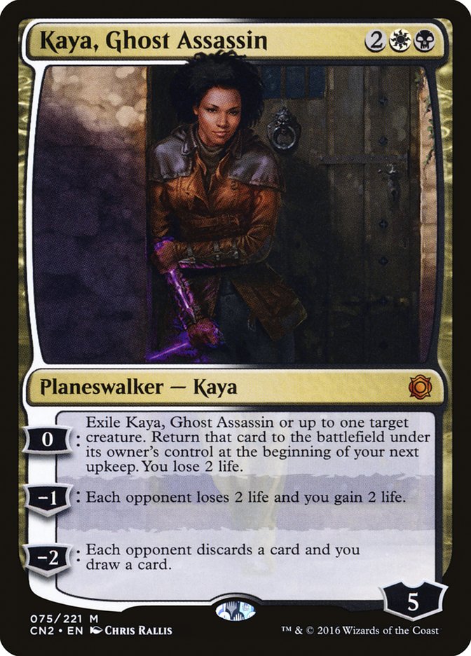 Kaya, Ghost Assassin (075/221) [Conspiracy: Take the Crown] | Arkham Games and Comics