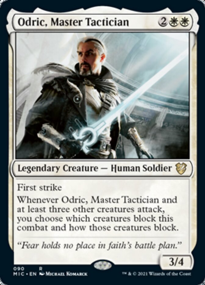 Odric, Master Tactician [Innistrad: Midnight Hunt Commander] | Arkham Games and Comics