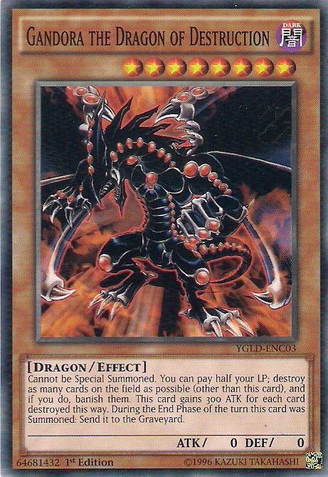 Gandora the Dragon of Destruction [YGLD-ENC03] Common | Arkham Games and Comics