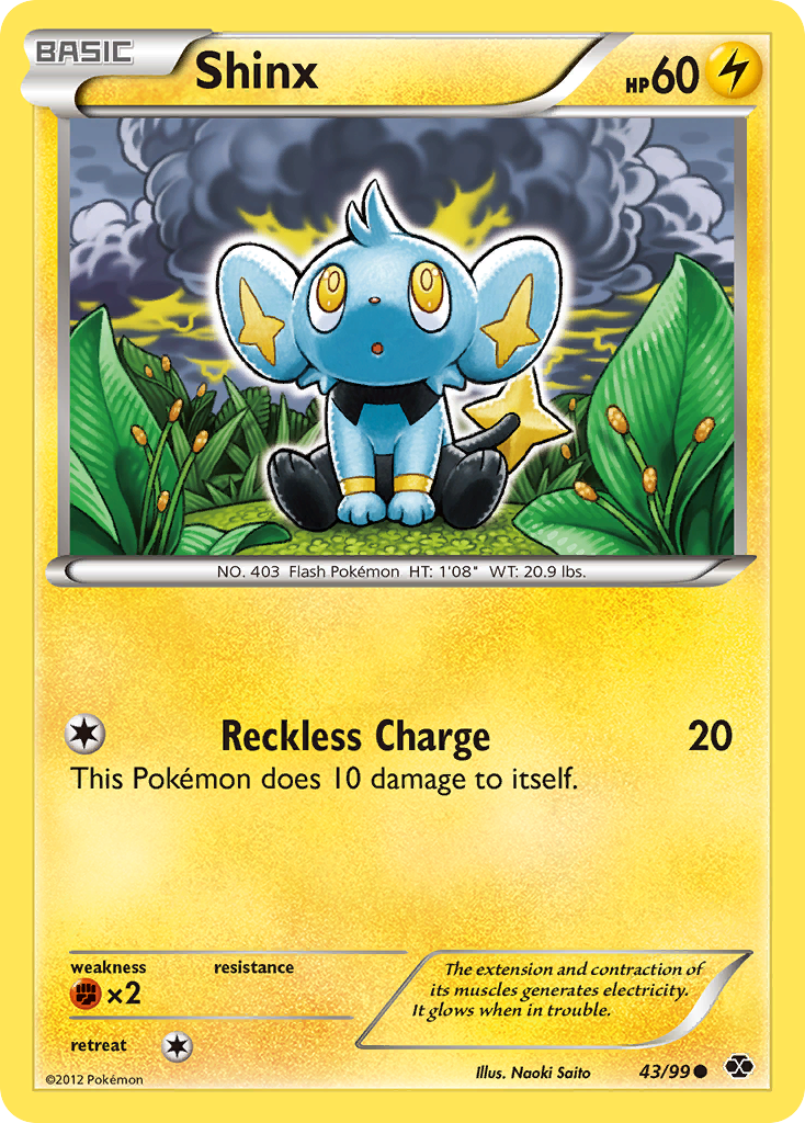 Shinx (43/99) [Black & White: Next Destinies] | Arkham Games and Comics