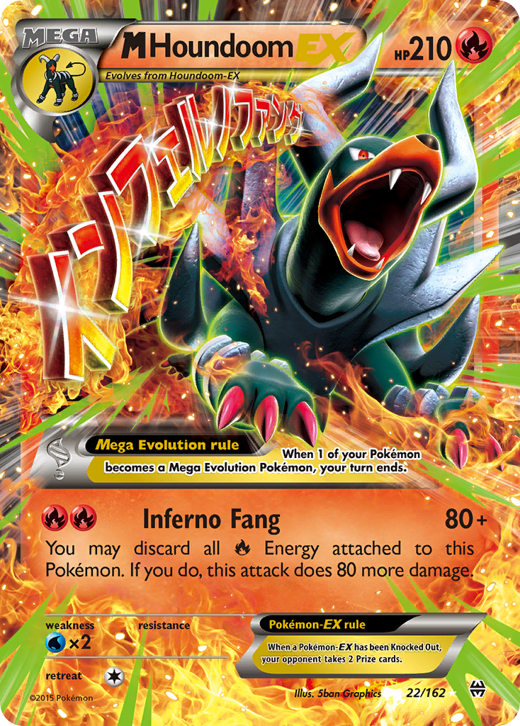 M Houndoom EX (22/162) [XY: BREAKthrough] | Arkham Games and Comics