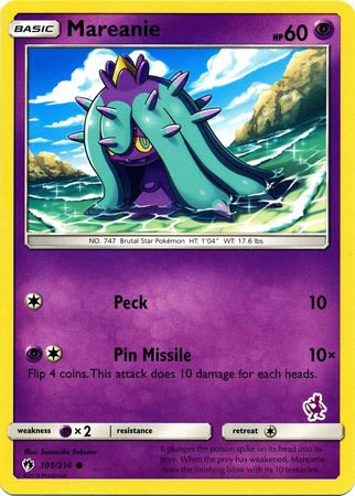 Mareanie (105/214) (Mewtwo Deck) [Battle Academy 2020] | Arkham Games and Comics