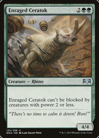 Enraged Ceratok [Ravnica Allegiance] | Arkham Games and Comics