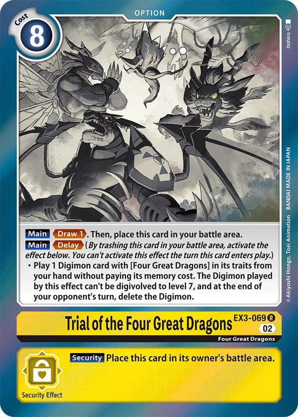 Trial of the Four Great Dragons [EX3-069] [Draconic Roar] | Arkham Games and Comics