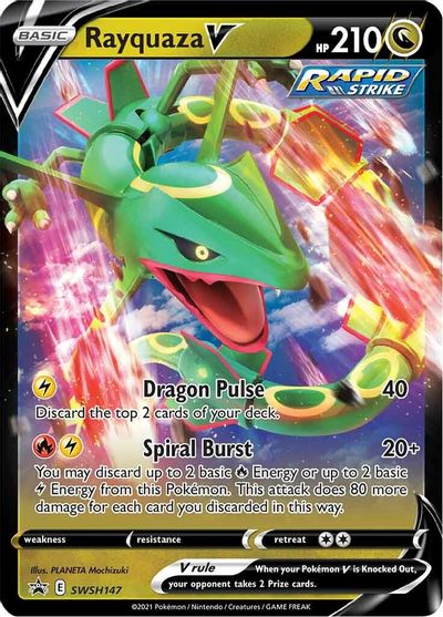 Rayquaza V (SWSH147) [Sword & Shield: Black Star Promos] | Arkham Games and Comics