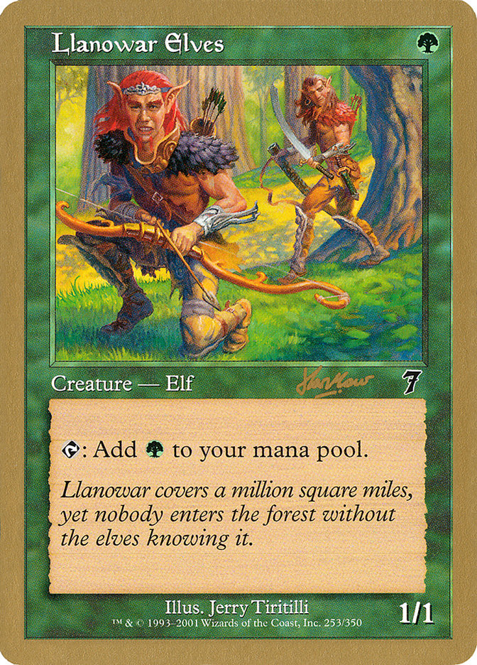 Llanowar Elves (Sim Han How) [World Championship Decks 2002] | Arkham Games and Comics