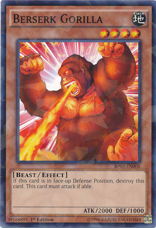 Berserk Gorilla [BP03-EN008] Shatterfoil Rare | Arkham Games and Comics