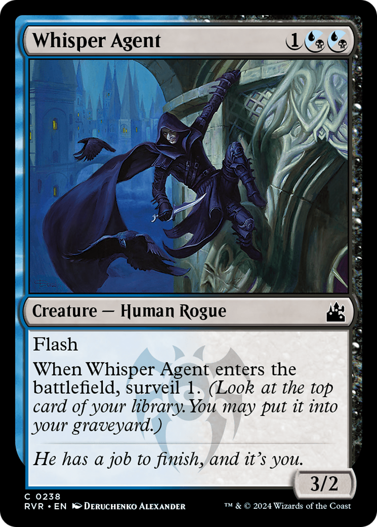 Whisper Agent [Ravnica Remastered] | Arkham Games and Comics