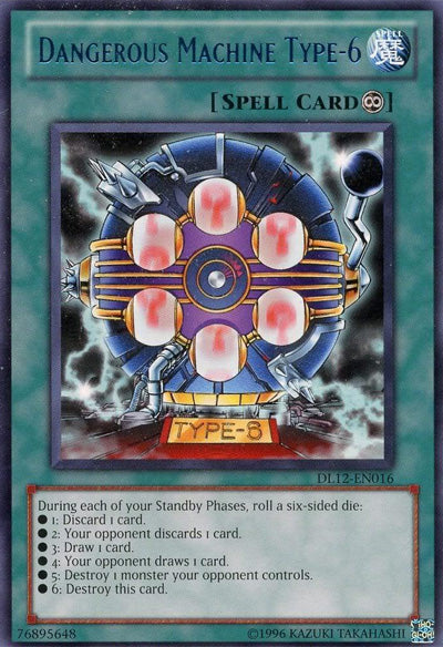 Dangerous Machine Type-6 (Blue) [DL12-EN016] Rare | Arkham Games and Comics