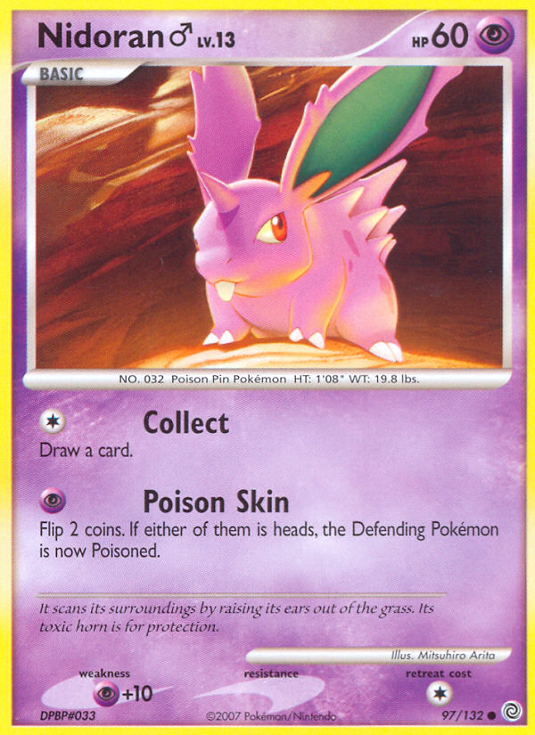 Nidoran (97/132) (Male) [Diamond & Pearl: Secret Wonders] | Arkham Games and Comics