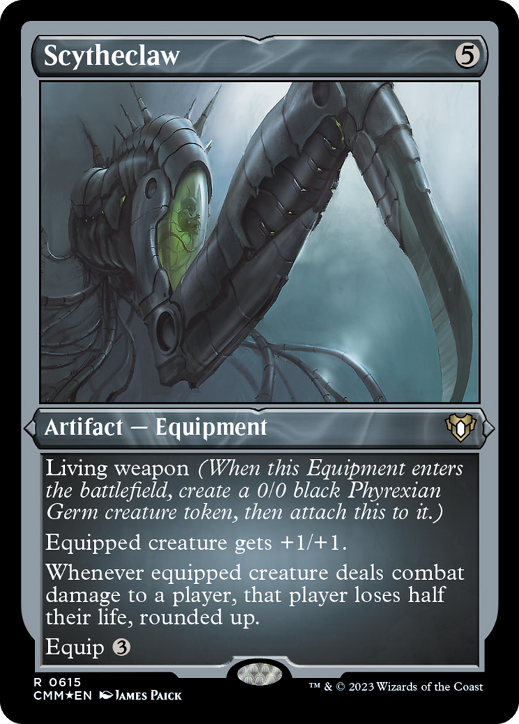 Scytheclaw (Foil Etched) [Commander Masters] | Arkham Games and Comics