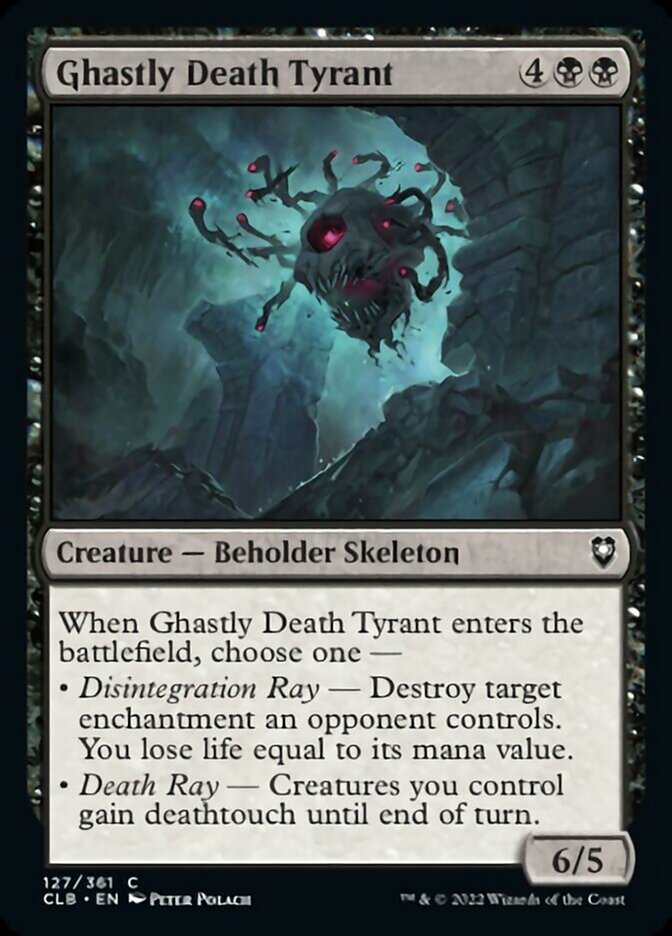 Ghastly Death Tyrant [Commander Legends: Battle for Baldur's Gate] | Arkham Games and Comics