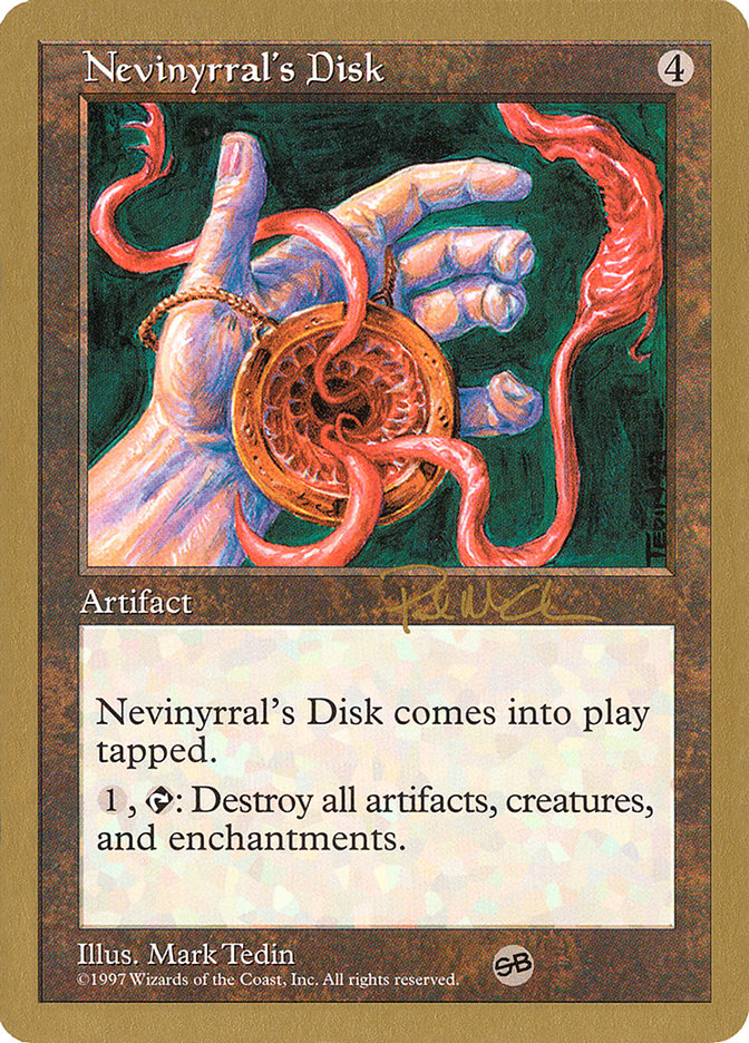 Nevinyrral's Disk (Paul McCabe) (SB) [World Championship Decks 1997] | Arkham Games and Comics