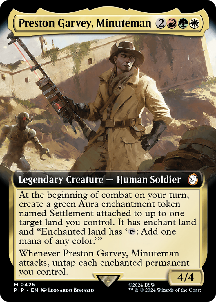 Preston Garvey, Minuteman (Extended Art) [Fallout] | Arkham Games and Comics