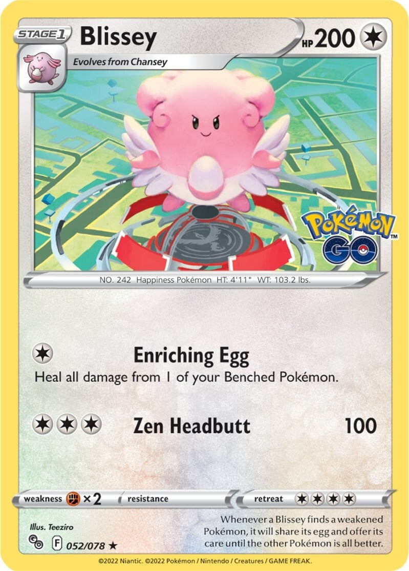 Blissey (052/078) [Pokémon GO] | Arkham Games and Comics