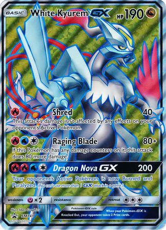 White Kyurem GX (SM141) (Jumbo Card) [Sun & Moon: Black Star Promos] | Arkham Games and Comics