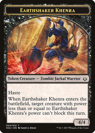 Earthshaker Khenra Token [Hour of Devastation Tokens] | Arkham Games and Comics