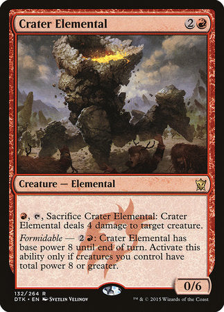 Crater Elemental [Dragons of Tarkir] | Arkham Games and Comics